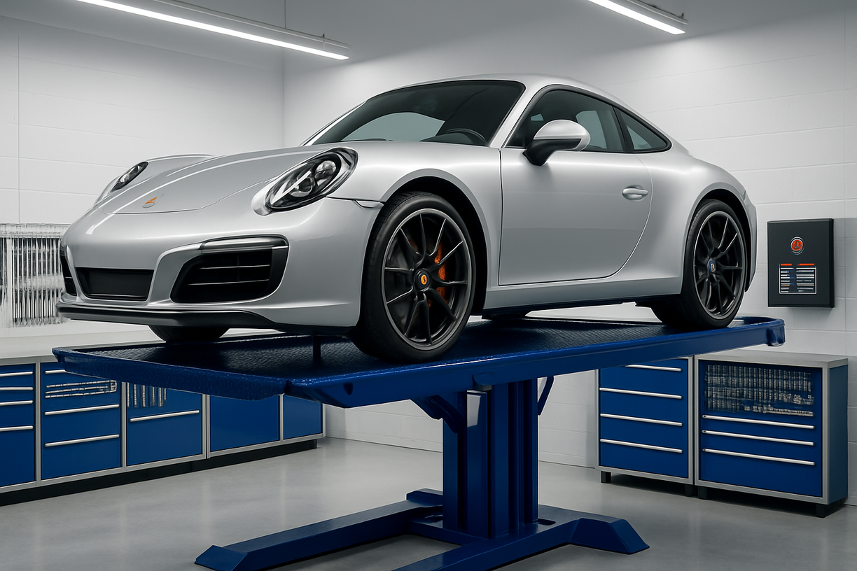 Professional automotive garage